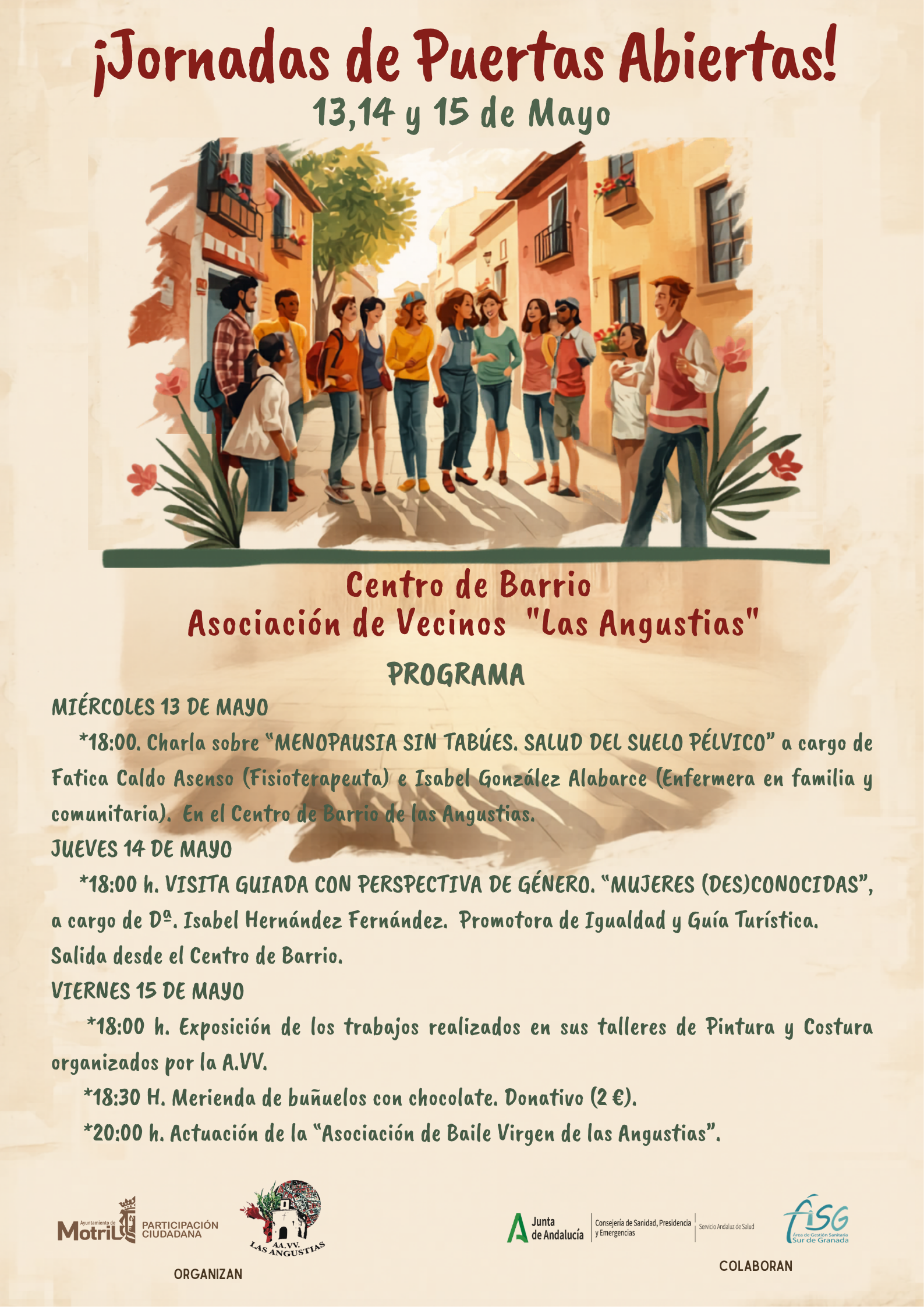 Jornadas de Puertas Abiertas en el Centro de Barrio de las Angustias